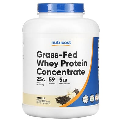 Grass-fed Whey Protein Concentrate, Vanilla