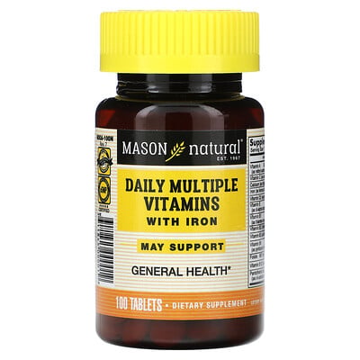 Daily Multiple Vitamins With Iron