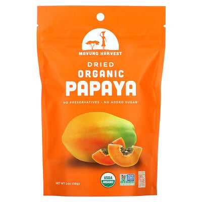 Organic Dried Papaya