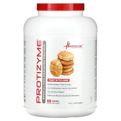 Protizyme, Specialized Designed Protein, Peanut Butter Cookie
