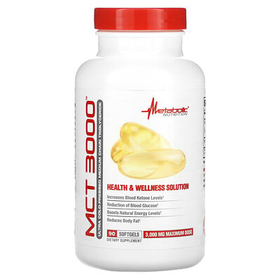 Mct 3000, 1,000 Mg, 90 Softgels