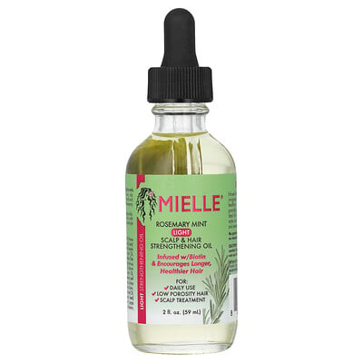 Light Scalp & Hair Strengthening Oil, Rosemary Mint