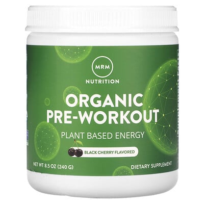 Organic Pre-workout, Black Cherry