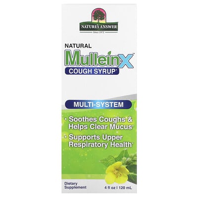 Natural Mullen-x Cough Syrup, Multi-system