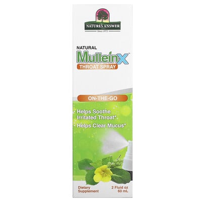 Natural Mulleinx Throat Spray