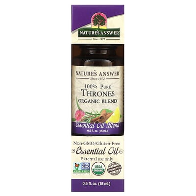 100% Pure Organic Essential Oil Blend, Thrones
