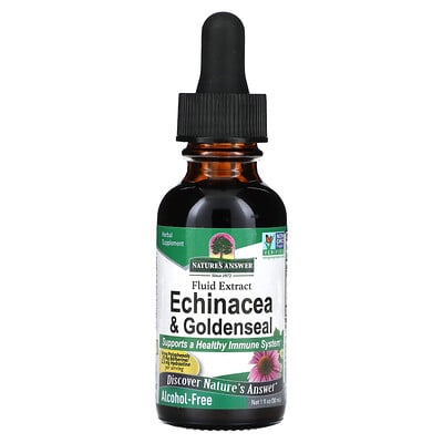 Echinacea & Goldenseal, Alcohol-free