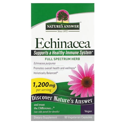 Echinacea, 1,200 Mg, 90 Vegetarian Capsules