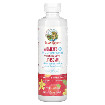 Women's 40+ Multivitamin With Hormonal Support, Vanilla Peach