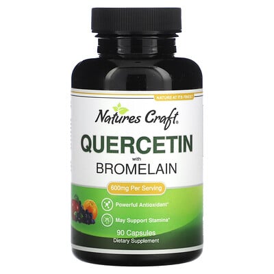 Quercetin With Bromelain, 600 Mg