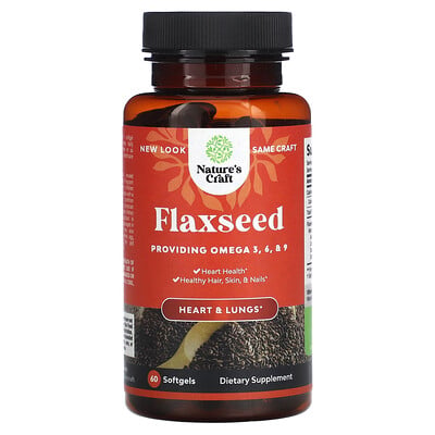 Flaxseed, 60 Softgels