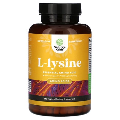 L-lysine, 1,000 Mg