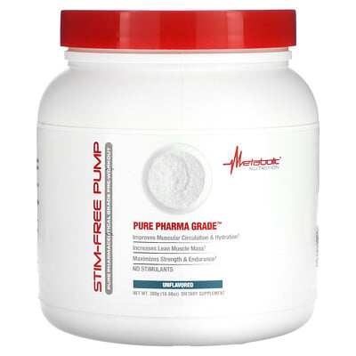 Stim-free Pump, Unflavored