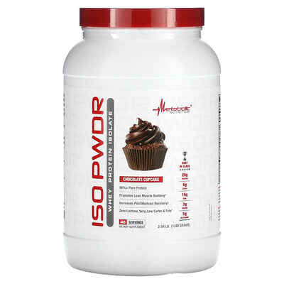 Isopwdr, Whey Protein Isolate, Chocolate Cupcake