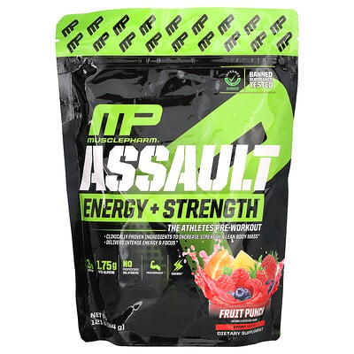Assault Energy + Strength, Fruit Punch