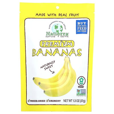 Premium Freeze-dried Bananas