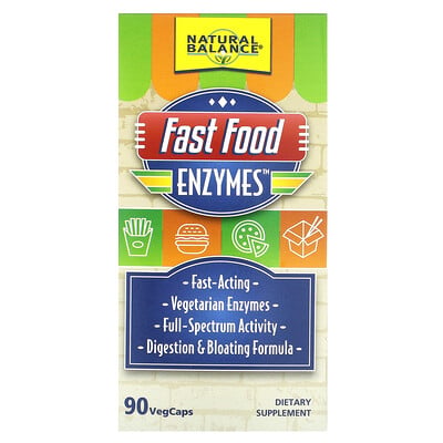 Fast Food Enzymes, 90 Vegcaps