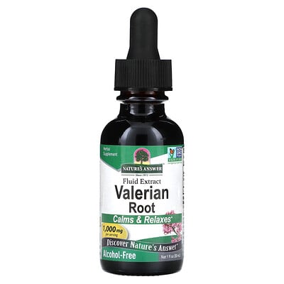Valerian Root, Alcohol Free, 1,000 Mg
