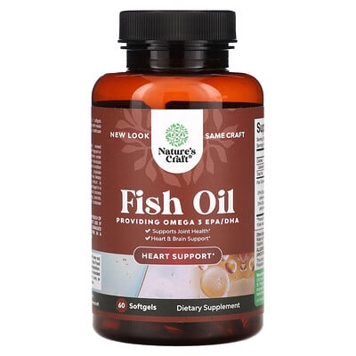 Fish Oil, Heart Support, 60 Softgels