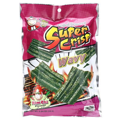 Grilled Seaweed Super Crisp, Wavy, Kimchi