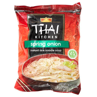 Instant Rice Noodle Soup, Spring Onion