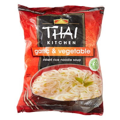 Instant Rice Noodle Soup, Garlic & Vegetable