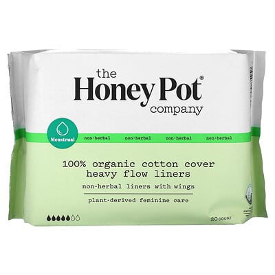 100% Organic Cotton Cover Heavy Flow Liners