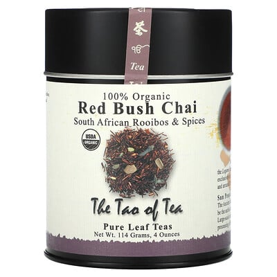 100% Organic South African Rooibos & Spices, Red Bush Chai