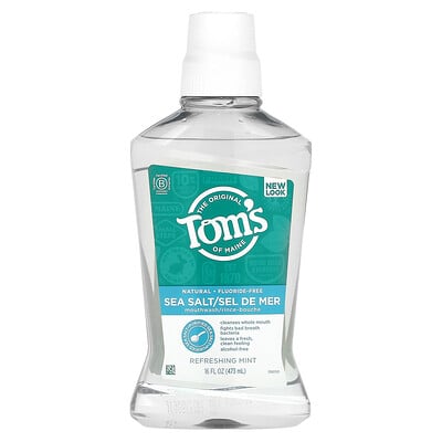 Sea Salt Mouthwash, Fluoride Free, Refreshing Mint