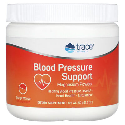 Blood Pressure Support Magnesium Powder, Orange Mango