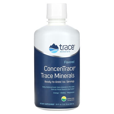 Concentrace, Trace Minerals, Lemon Lime