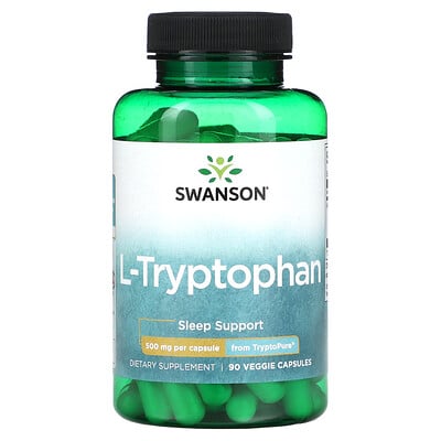 L-tryptophan, 500 Mg, 90 Veggie Capsules
