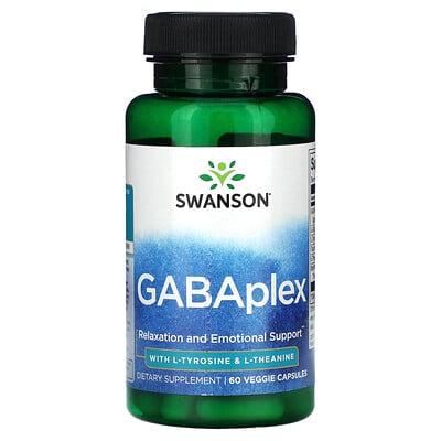 Gabaplex With L-tyrosine & L-theanine, 60 Veggie Capsules