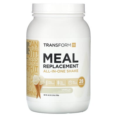 Meal Replacement, All-in-one Shake, Vanilla, 2.5 Lb 40.3