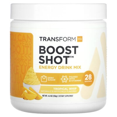 Boost Shot, Energy Drink Mix, Tropical Whip