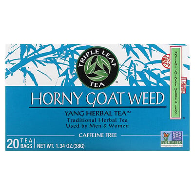 Horny Goat Weed, Caffeine Free, 20 Tea Bags