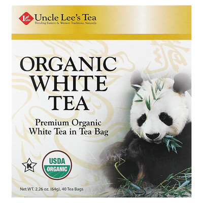 Organic White Tea, 40 Tea Bags