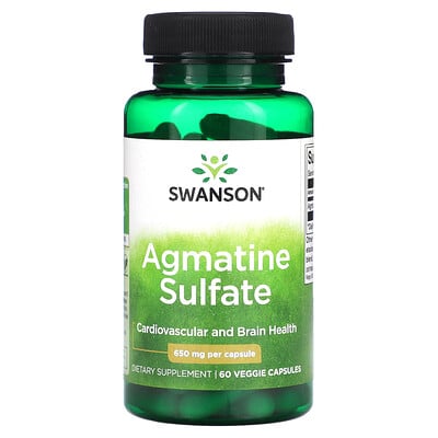 Agmatine Sulfate, 650 Mg, 60 Veggie Capsules