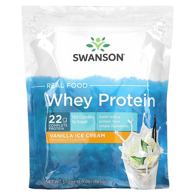 Real Food Whey Protein, Vanilla Ice Cream