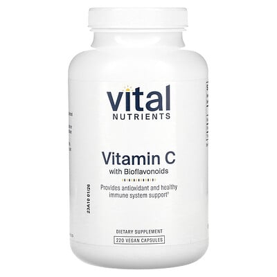 Vitamin C With Bioflavonoids, 220 Vegan Capsules