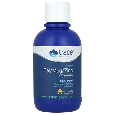 Liquid Cal/mag/zinc + Vitamin D3, Piña Colada