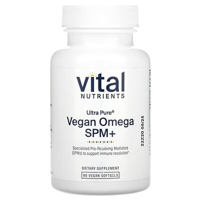 Ultra Pure, Vegan Omega Spm+, 90 Vegan Softgels