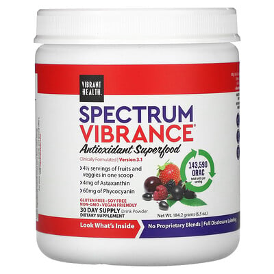 Spectrum Vibrance, Antioxidant Superfood, Version 3.1
