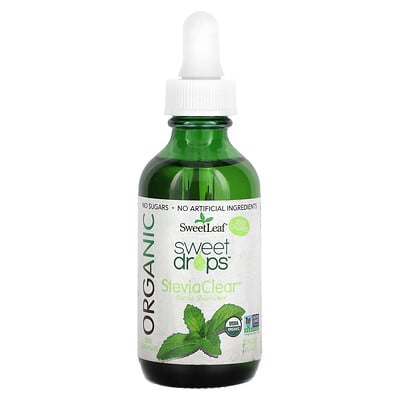 Sweetleaf, Organic Sweet Drops, Steviaclear