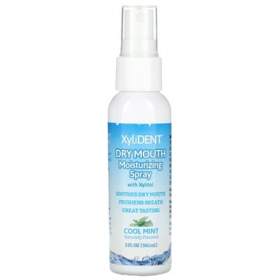 Dry Mouth Moisturizing Spray With Xylitol, Cool Mint