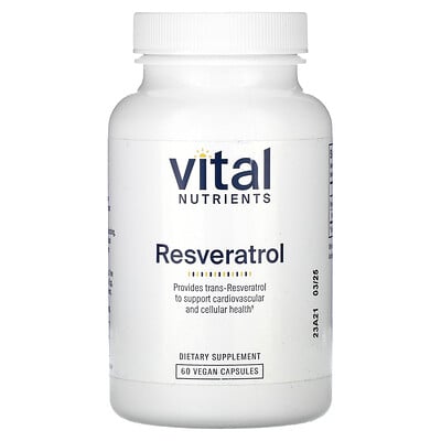 Resveratrol, 60 Vegan Capsules