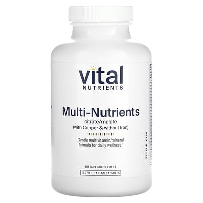Multi-nutrients, 180 Vegetarian Capsules