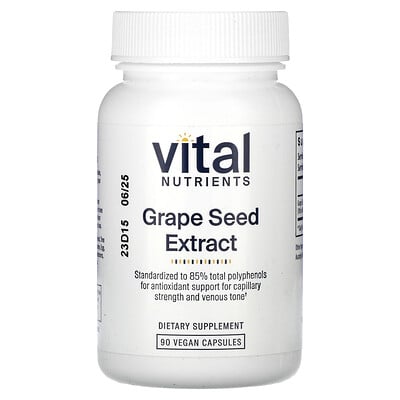 Grape Seed Extract, 90 Vegan Capsules