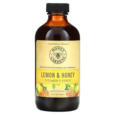 Vitamin C Syrup, Lemon & Honey