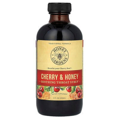 Soothing Throat Syrup, Cherry & Honey
